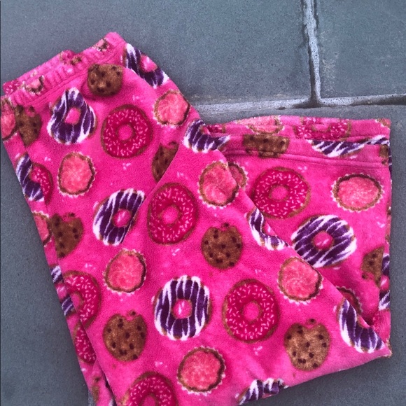 FUZZY DOUGHNUT PAJAMA PANTS 🍩 - Picture 3 of 4